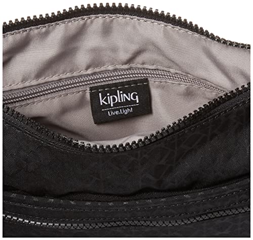 Kipling Women’s Arto Small Crossbody, Lightweight Everyday Purse, Casual Nylon Shoulder Bag, Signature Emb