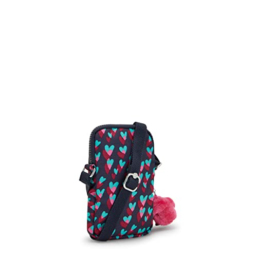 Kipling Women's Tally Minibag, Lightweight Crossbody Mini, Nylon Phone Bag, Tender Hearts