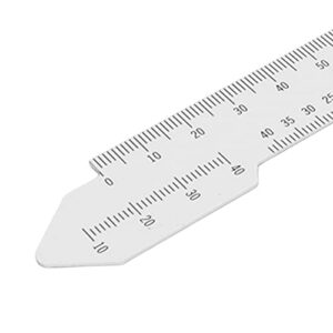 5pcs Ophthalmic PD Ruler Pupil Distance Measuring Ruler Clear Data Marking Smoothing Edges Pupillary Distance Ruler for Hospitals