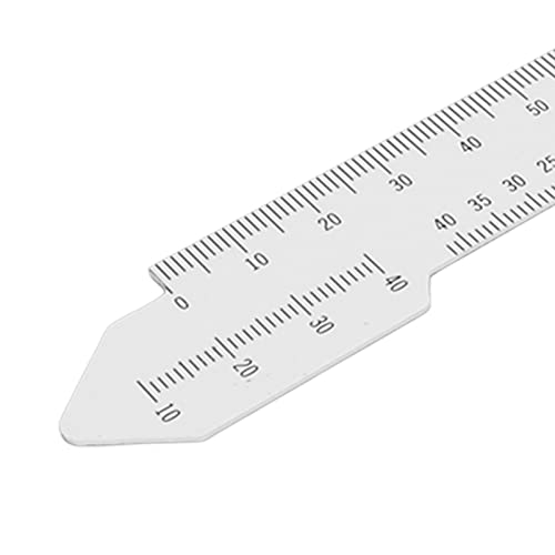 5pcs Ophthalmic PD Ruler Pupil Distance Measuring Ruler Clear Data Marking Smoothing Edges Pupillary Distance Ruler for Hospitals