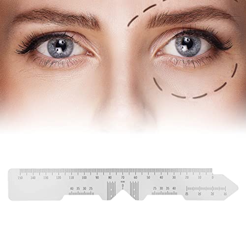 5pcs Ophthalmic PD Ruler Pupil Distance Measuring Ruler Clear Data Marking Smoothing Edges Pupillary Distance Ruler for Hospitals