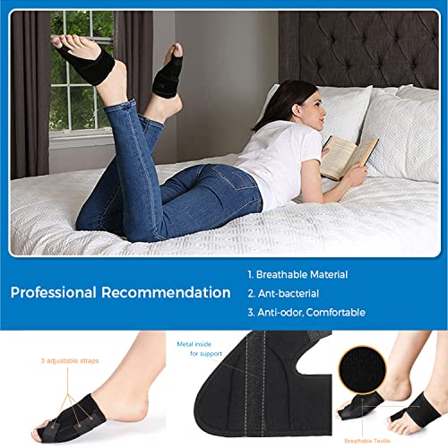 Bunion Corrector for Women and Men,Orthopedic Bunion Splint,Big Toe Separator Pain Relief,Sleeve for Hallux Valgus Bunion Pain Relief-Hammer Toe Straightener,Day Night Support