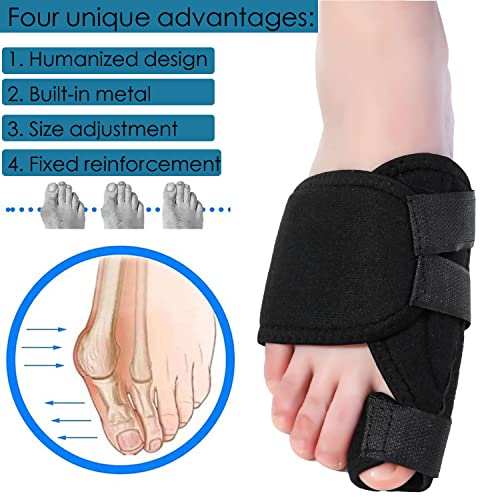 Bunion Corrector for Women and Men,Orthopedic Bunion Splint,Big Toe Separator Pain Relief,Sleeve for Hallux Valgus Bunion Pain Relief-Hammer Toe Straightener,Day Night Support