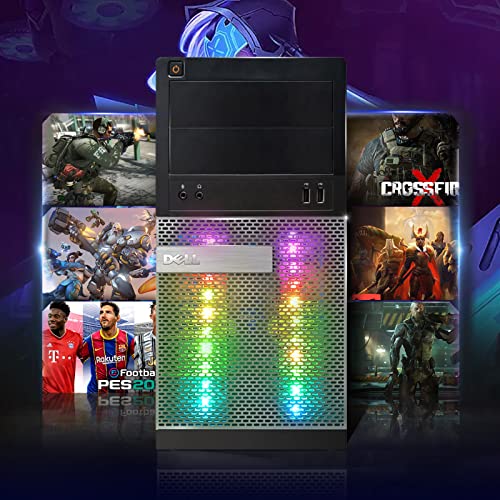 Dell RGB Gaming PC Desktop Computer - Intel Quad I7 up to 3.8GHz, GeForce GTX 1660 Super 6G GDDR6, 16GB Memory, 256G SSD + 3TB, RGB Keyboard & Mouse, WiFi & Bluetooth 5.0, Win 10 Pro (Renewed)