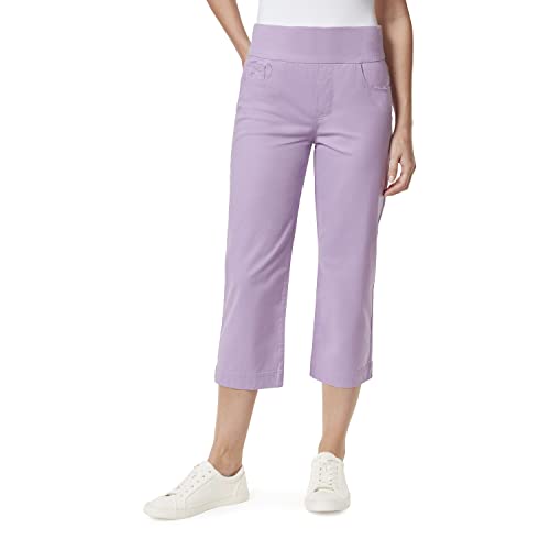 Gloria Vanderbilt Women's Amanda Pull On Capri, Sweet Violet