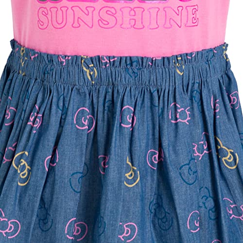 Hello Kitty Little Girls Dress Blue 7-8