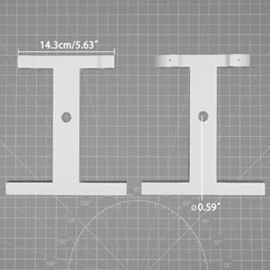 Stand Legs for Cricut Explore Air 2, Space Saving Shelf for Cricut Machine, Suitable for Cricut Organization and Storage, with Roll Holder Hole and Hooks for Cricut Tools (1 Pair, Not for Cricut Maker 1 or 3)