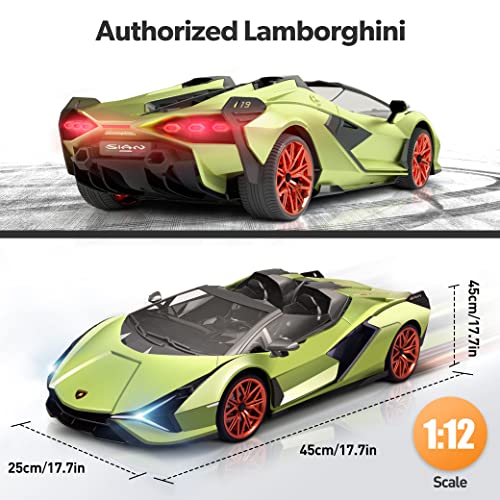 MIEBELY Remote Control Car, Bugatti Divo Rc Cars 12Km/h, 2.4Ghz Licensed Model Car 7.4V Toy Car Headlight for Adults Boys Girls Age 6-12 Years Birthday Ideas Gift