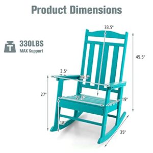 PDGJG 2 Piece Patio Rocker Rocker High Back