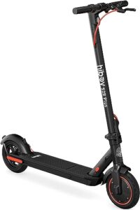 hiboy s2r plus electric scooter, upgraded detachable battery, 9" pneumatic tires, 350w motor - max 22 miles & 19 mph portable folding commuter e-scooter for adults - dual brakes with split wheels