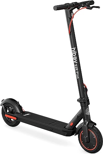 Hiboy S2R Plus Electric Scooter, Upgraded Detachable Battery, 9" Pneumatic Tires, 350W Motor - Max 22 Miles & 19 MPH Portable Folding Commuter E-Scooter for Adults - Dual Brakes with Split Wheels