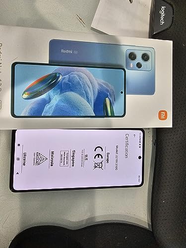 Xiaomi Redmi Note 12 Pro 5G + 4G (256GB + 8GB) Factory Unlocked 6.67" 50MP Triple Camera (Only Tmobile/Tello/Mint USA Market) + Extra (w/Fast Car Charger Bundle) (Midnight Gray)