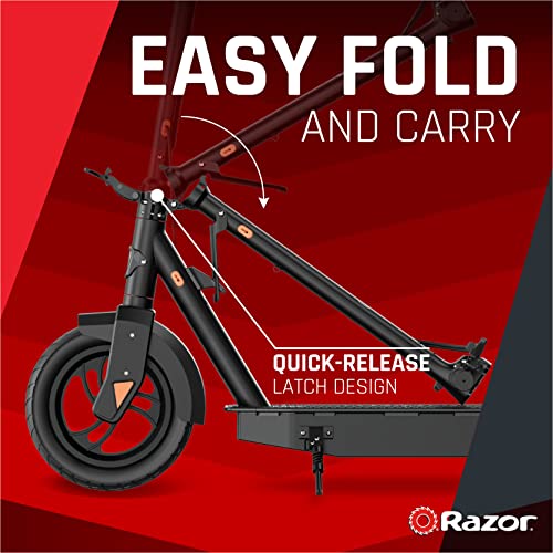 Razor C45 Electric Scooter – Up to 19.9 MPH with Cruise Control, Up to 23 Miles of Range, Foldable and Portable, Bluetooth Wireless Tech Enabled to Connect to Razor E Rides App [Amazon Exclusive]