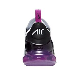 Nike Women's Air Max 270 Shoes, White/Black-fuchsia Dream, 8