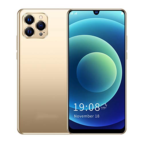 Tbest Unlocked U Landvo Ip12 Pro 6.26In Screen Face Recognition Dual Card Dual Standby Smart Phone 1 8Gb Black (Gold)