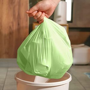 Eargardin Compostable 8 Gallon Trash Bags 100% Compost Small Garbage Bag Extra Thick 0.91 Mil for Kitchen Bathroom BPI Certified 30 Counts, Green