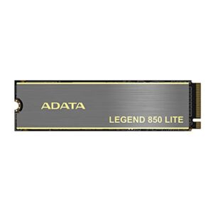adata 2tb ssd legend 850 lite, nvme pcie gen4 x 4 m.2 2280 internal solid state drive, speed up to 5,000mb/s, storage for gaming and pc upgrades, high endurance with 3d nand