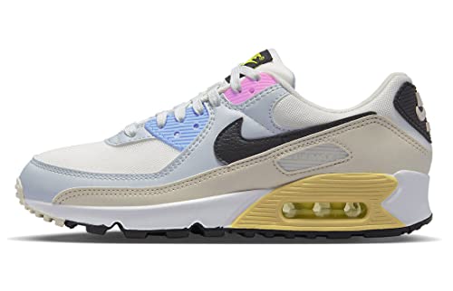 Nike Air Max 90 Women's Shoes (us_Footwear_Size_System, Adult, Women, Numeric, Medium, Numeric_8_Point_5), Summit White/Black-light Bone