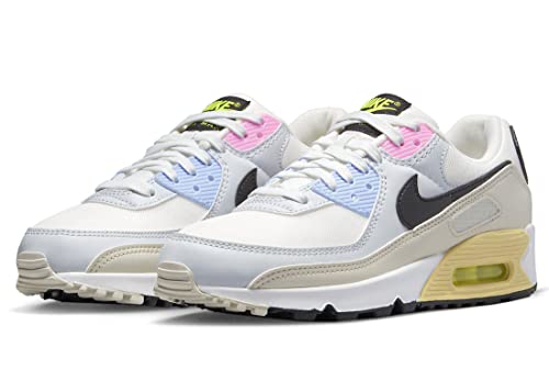 Nike Air Max 90 Women's Shoes (us_Footwear_Size_System, Adult, Women, Numeric, Medium, Numeric_8_Point_5), Summit White/Black-light Bone