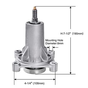 Parts Camp 2 Pack 587819701 187292 192870 532187281 532187292 567253301 587125401 Mower Deck Spindle for Husqvarna yth22v46 yth24v48 Ariens 21546238/21546299 42" 46" 48" 54" Mandrel Assembly