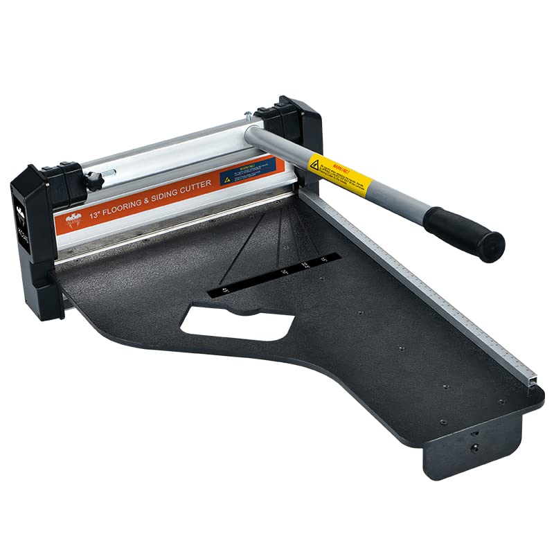 KS EAGLE KC340 13'' Pro Laminate Floor Cutter for LVP, WPC, LVT, SPC, VCT, PVC and Rigid Core Vinyl Plank Included Honing Stone