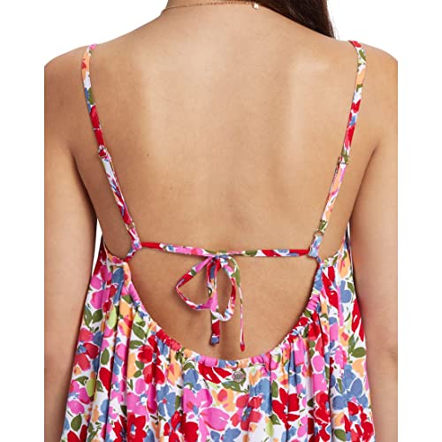Roxy Women's Standard Summer Adventures Coverup Dress, Shocking Pink BlooMIN Babe 232