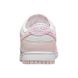 Nike Women's Dunk Low Essential Paisley Pack, White/Pearl Pink-med Soft Pink, 9.5