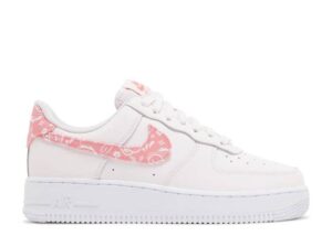 nike air force 1 womens pearl pink/coral chalk-white size 6.5