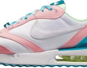 Nike Women's Air Max 90 shoe, White/White Med Soft Pink, 8.5