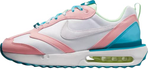 Nike Women's Air Max 90 shoe, White/White Med Soft Pink, 8.5