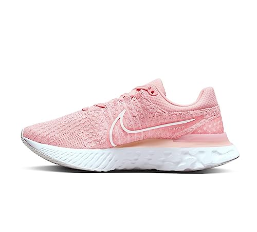 Nike Womens React Infinity Run FK 3 Running Trainers DD3024 Sneakers Shoes (UK 4.5 US 7 EU 38, Pink Glaze White Pink Foam 600)