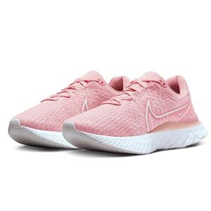 Nike Womens React Infinity Run FK 3 Running Trainers DD3024 Sneakers Shoes (UK 4.5 US 7 EU 38, Pink Glaze White Pink Foam 600)