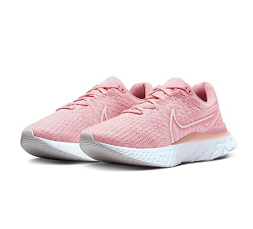 Nike Womens React Infinity Run FK 3 Running Trainers DD3024 Sneakers Shoes (UK 4.5 US 7 EU 38, Pink Glaze White Pink Foam 600)