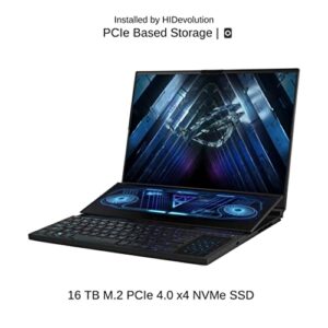 HIDevolution [2023] ASUS ROG Zephyrus Duo 16 GX650PY 16" WQXGA 240Hz, 2.5 GHz Ryzen 9 7945HX, RTX 4090, 64 GB DDR5 RAM, 16 TB PCIe SSD, Windows 11 Pro