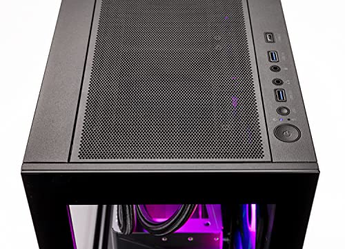 Skytech Gaming PC Desktop – Intel Core i7 12700F 2.1 GHz, NVIDIA RTX 4070 Ti, 1TB NVME SSD, 16GB DDR4 RAM 3200, 750W Gold PSU, 360mm AIO, 11AC Wi-Fi, Windows 11 Home 64-bit,Black