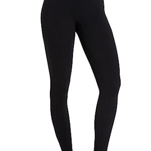 Sunzel Nunaked Workout Leggings for Women, Tummy Control Compression Workout Gym Yoga Pants, High Waist & No Front Seam Black X-Large 28"