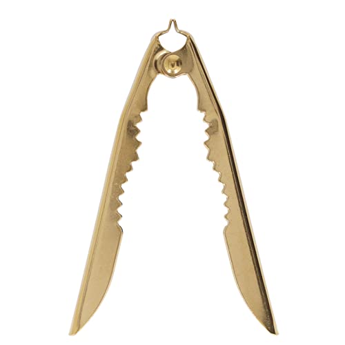 Gold Crab Cracker Robust Stainless Steel Nutcracker Chestnut Walnut Opener Clip for Kitchen