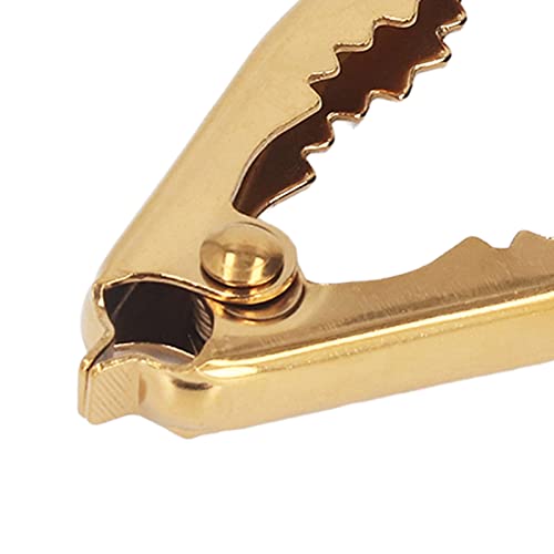 Gold Crab Cracker Robust Stainless Steel Nutcracker Chestnut Walnut Opener Clip for Kitchen