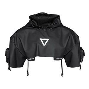 fabric of the universe techwear fashion cyberpunk ghillie hoodie (lrc-001f heavyweight, medium)