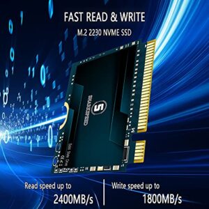 M.2 2230 SSD 256GB SSHARKSPEED NVMe PCIe Gen3.0X4 Internal Solid State Drive, Compatible with Steam Deck，Microsoft Surface pro 7/pro 8+/pro X/laptop3/laptop4/laptop Go, Ultrabook(256GB, 2230 Gen3.0)