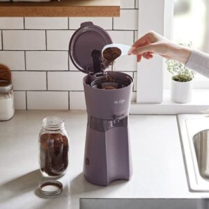 Mr. Coffee Iced Coffee Maker, Single Serve Machine with 22-Ounce Tumbler and Reusable Coffee Filter, Black & Iced Coffee Maker, Single Serve Machine, Lavender