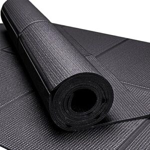 pabusior shelf liner for under kitchen sink - strong grip non-slip, 0.2in thick, 24 x 68 inch, easy to cut foam shelf liner, non-adhesive cabinet protection mat for tools drawer, pantry shelves, black