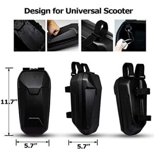 3L Bag Scooter Storage Bag, e-bike Bike Handlebar Bag, Front Hanging Bag for Storage Bag for Electric Scooter,Waterproof Electric Kick Scooter Bag,Portable Large Capacity Durable EVA Scooter Bag