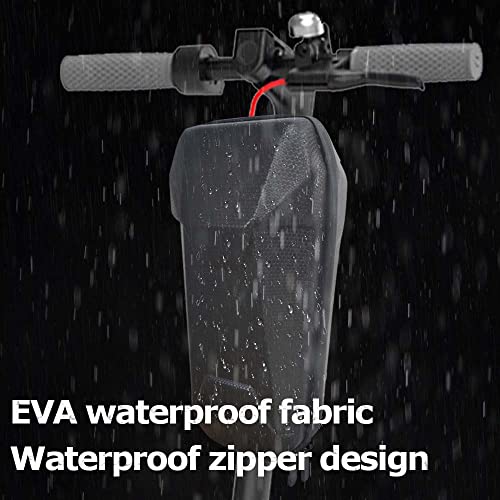 3L Bag Scooter Storage Bag, e-bike Bike Handlebar Bag, Front Hanging Bag for Storage Bag for Electric Scooter,Waterproof Electric Kick Scooter Bag,Portable Large Capacity Durable EVA Scooter Bag