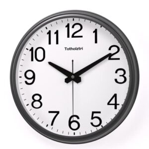 Totholztri Wall Clock 13 inch Including AA Battery and Hook