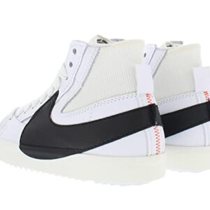 Nike Blazer Mid '77 Jumbo Unisex Shoes Size 8, Color: White/Black/Pearl White