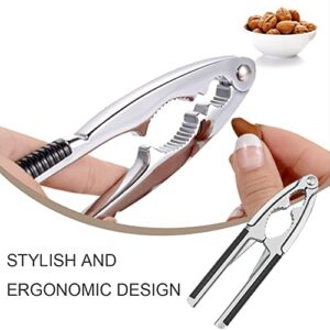 YunZCHENSH Nutcracker Stainless Steel Walnut Cracker Heavy Duty with Non-Slip Handle Walnut Opener Tool for Walnut All Sorts of Nuts Shell Seafood