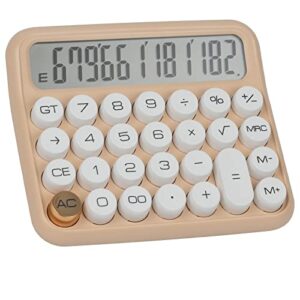 Standard Calculator 12 Digit,Desktop Calculator with Large Display and Buttons,Mechanical Feeling Calculators for Office,Basic Calculator for Home School with Automatic Sleep