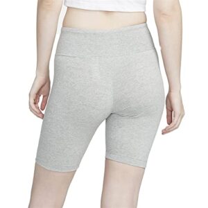 Nike Sportswear Leg-A-See Women's Bike Shorts (as1, Alpha, m, Regular, Regular, Dark Grey Heather/Black)