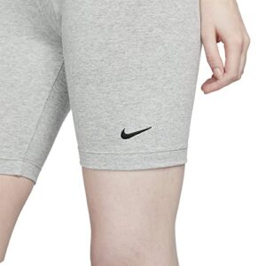 Nike Sportswear Leg-A-See Women's Bike Shorts (as1, Alpha, m, Regular, Regular, Dark Grey Heather/Black)